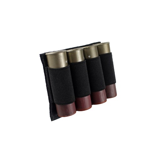 2pcs Tactical Molle 4 Round 12/20GA Gun Shotgun Shell Holder Ammo Carrier Pouch - Picture 3 of 12