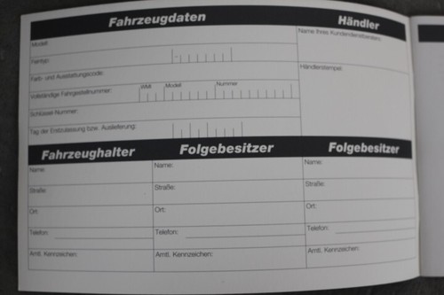 Toyota Serviceheft Kundendienstheft "OHNE Einträge" März 2002 - Wartungsheft - Bild 2 von 13