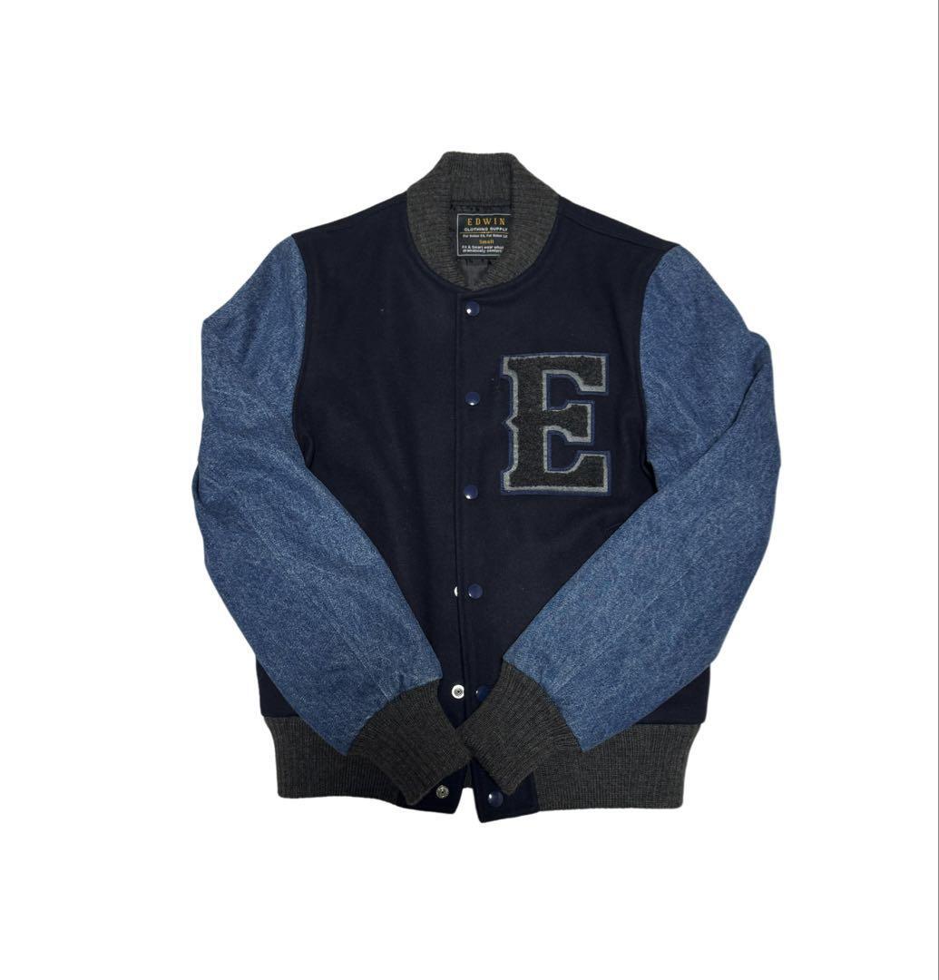 Edwin Stadium Jacket Outer S, Nylon, Unisex, Size 46cm, Used