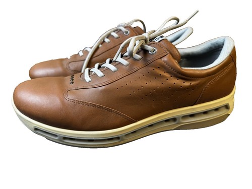 Ecco Tour Hybrid Wingtip Spikeless Golf Shoes Mens 13 US 47 EU Henna Brown Suede Ecco Tour Hybrid Gray Suede Wingtip Men main image 3