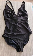 NWT OLD NAVY SwimSuit XL Black Cross Back Adjustable NWT NO PADS