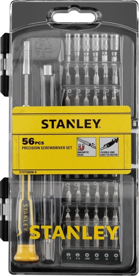 STANLEY 56PC PRECISION SCREWDRIVER SET, PART: STHT60090-8, - PACK  OF:  1 SET - Image 2 of 3