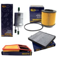 Filter Set SCT Kraftstoff- ÖL- Luft- Innenraum- FüR Seat Skoda Fabia VW Polo 1.6