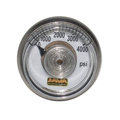 #ad #ad Java Air Gas Tank Micro Pressure Gauge 0 4000 psi 1quot; diameter 1 8quot; NPT Fitting $12.95