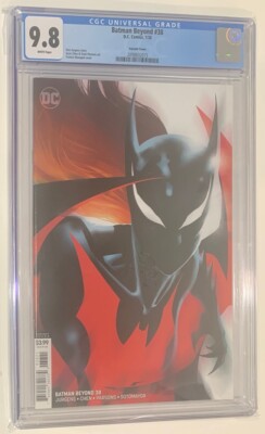 DC Comics Batman Beyond #38 Manapul Variant Graded Cover CGC 9.8 Comic