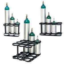 AireMed Oxygen Tank Cylinder Rack   Holds 6, 8 or 12 E,D,C/M9 Tanks