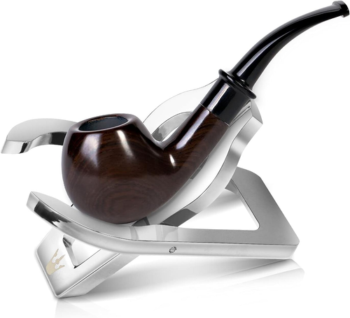 AILE Tobacco Smoking Pipe Stand Holder - Stainless Steel Portable Foldable - for - Picture 5 of 12