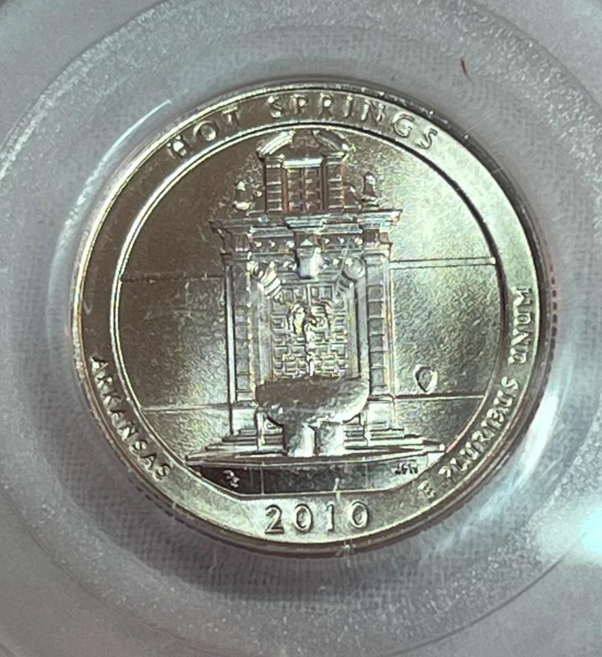 2010-D Hot Springs NP Quarter PCGS MS66 Cert# 18123491 - Image 2 of 4