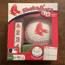 MLB Boston Red Sox Shake n' Score Dice Game NEW Masterpieces Puzzle Company 