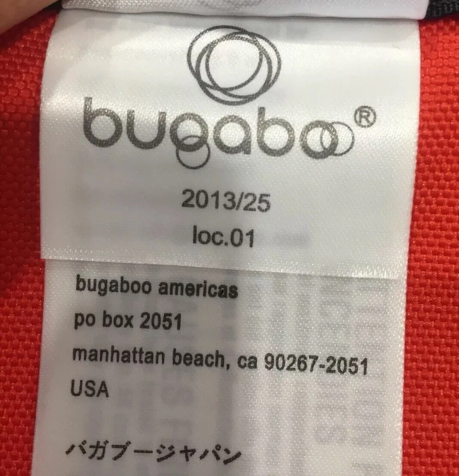 Bugaboo Cameon C3 Fabric Taylor set Tangerine Color  2013 Model EUC - Image 4 of 4
