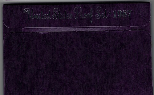 1987 S Proof Set - (5-coins) - 第 3/3 張圖片
