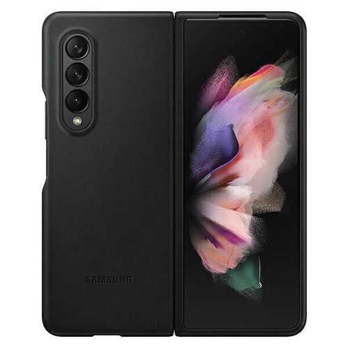 Samsung EF-VF926LBEGWW Kunst Leder Cover für Galaxy Z Fold3 5G Schwarz - 第 1/7 張圖片