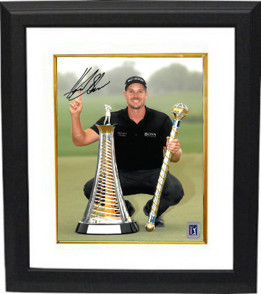 Henrik Stenson signed PGA 8x10 Photo Framed (2013 Race to Dubai Champ)- PGA Holo - Picture 1 of 1