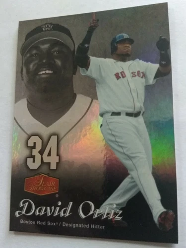 DAVID ORTIZ, 2006 FLAIR SHOWCASE #10, RED SOX