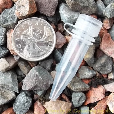 10 Geocaching Nano Containers (1.5ml, O-ring Cap, Plastic Bison Tubes)