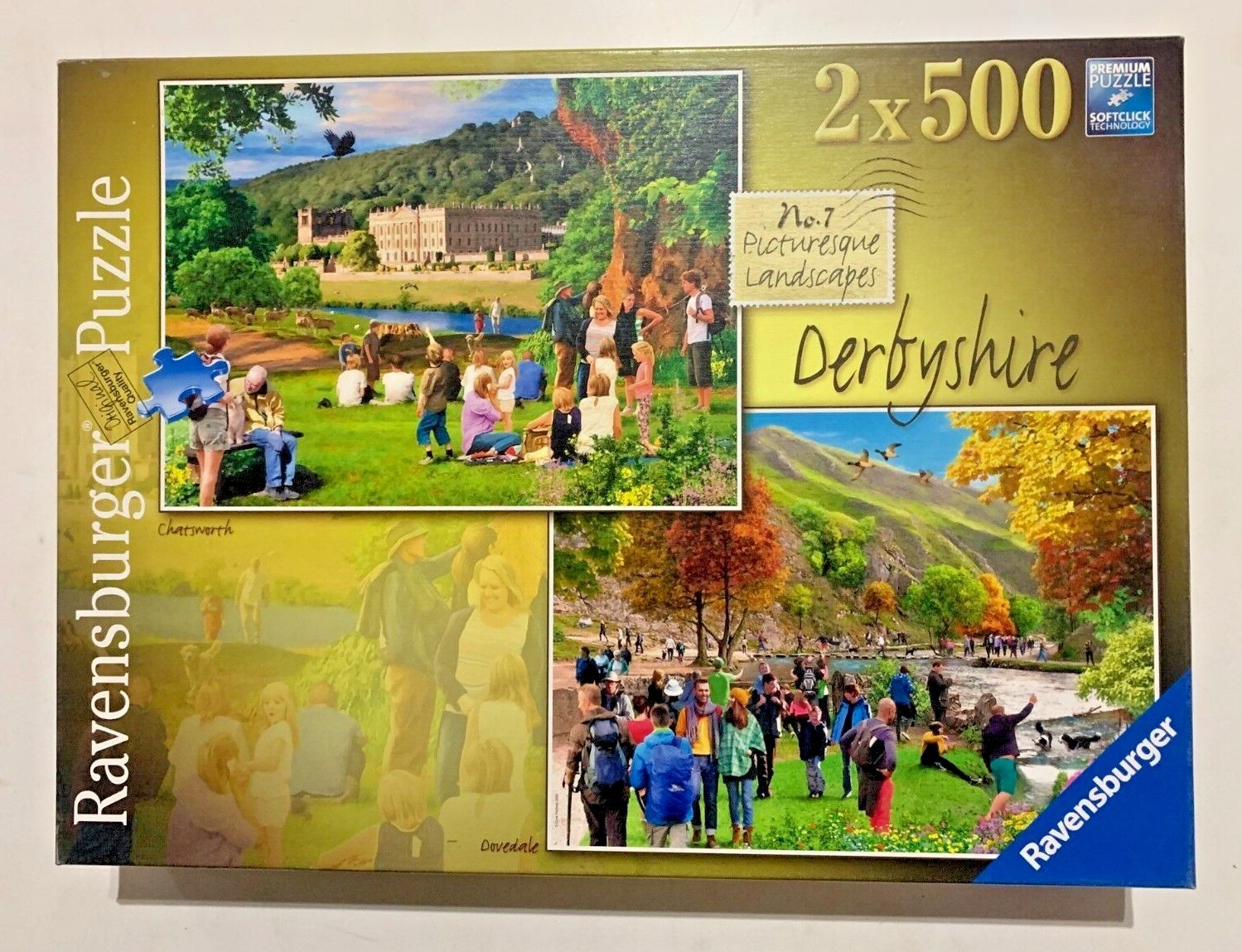 ravensburger 2 x 500 piece jigsaw puzzles eBay