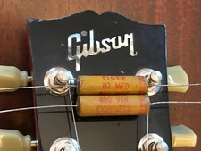 Pair 1950's NOS Cornell Dubilier Tiger Wax Tone Capacitors .02uf 400v RARE  