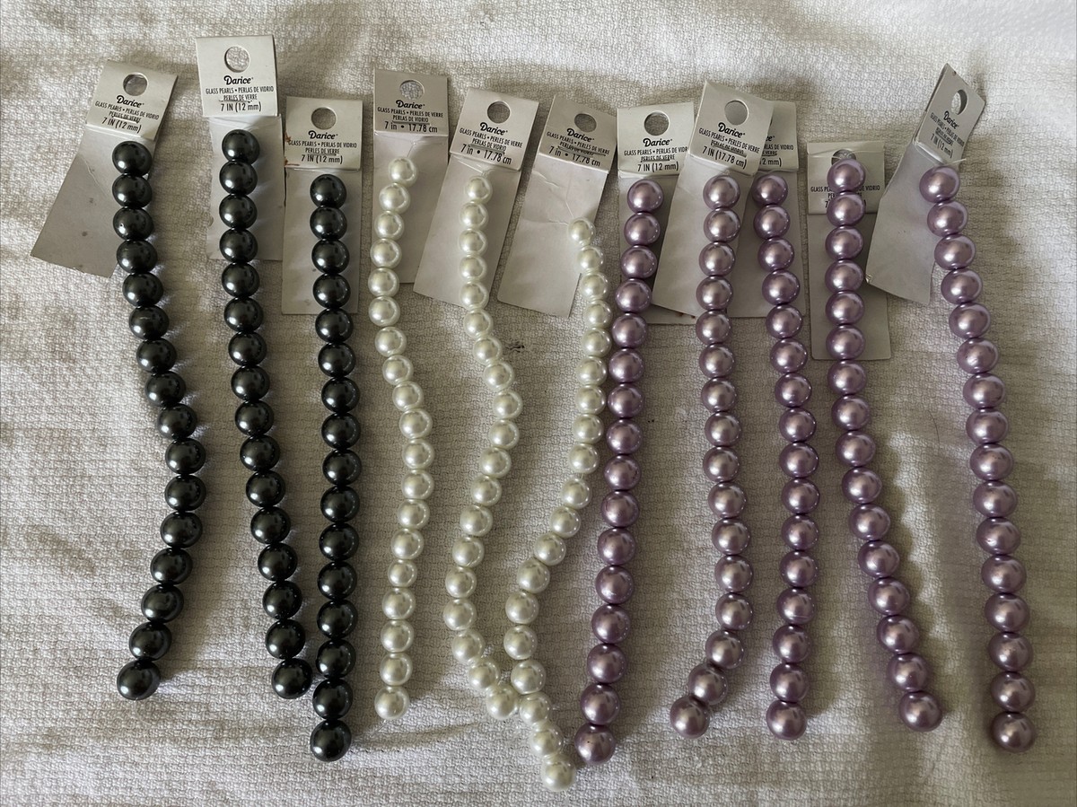 GLASS BEAD NECKLACE 2 MM LAVENDEL GLASS BEAD NECKLACE 2 MM LAVENDEL