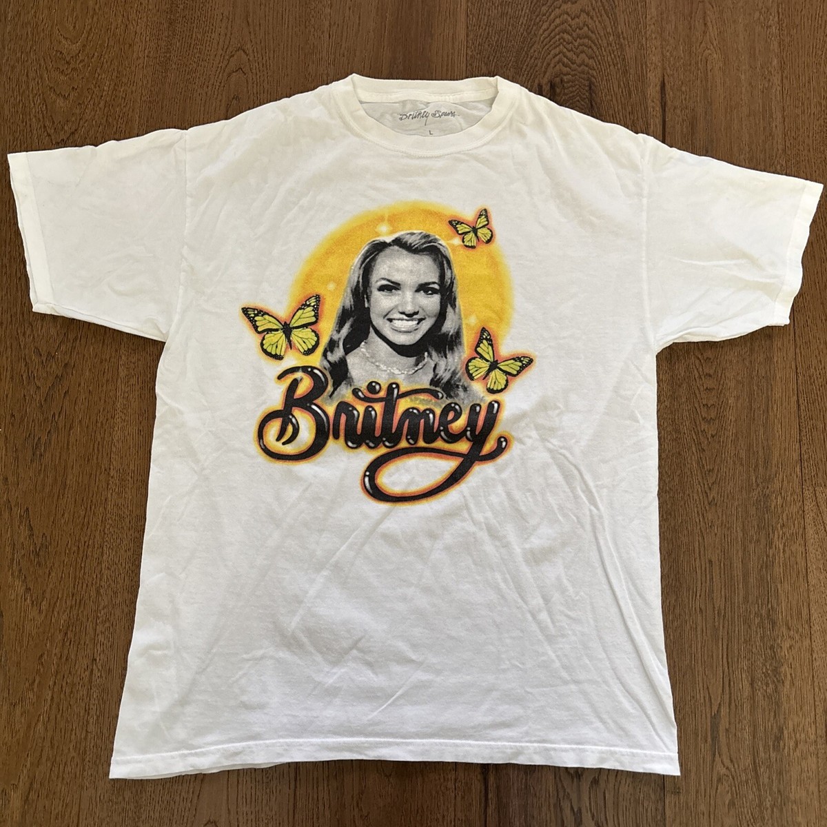 Britney Spears Official Airbrush T Shirt Size Large | eBay