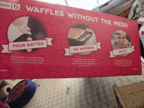 Dash No-Drip Nonstick Belgian Waffle Maker Electric Griddles IN BOX Aqua - Picture 4 of 9