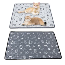 2pcs 24"x20" Reusable Puppy Pee Wee Training Pads Washable Dog Cat Pads Non Slip