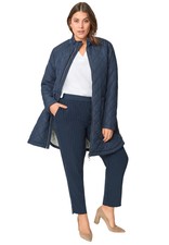 Ellos Women's Plus Size Quilted Zip Jacket