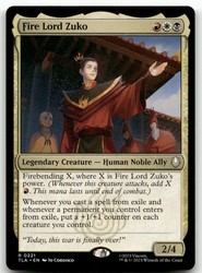 Fire Lord Zuko #221 Regular Rare - Avatar: The Last Airbender