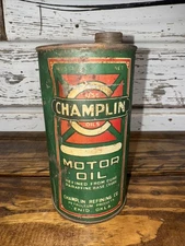Vintage Champlin Motor Oil Enid Ok Can
