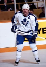 HOCKEY  PHOTO PRINT  NHL WENDEL CLARK TORONTO MAPLE LEAFS