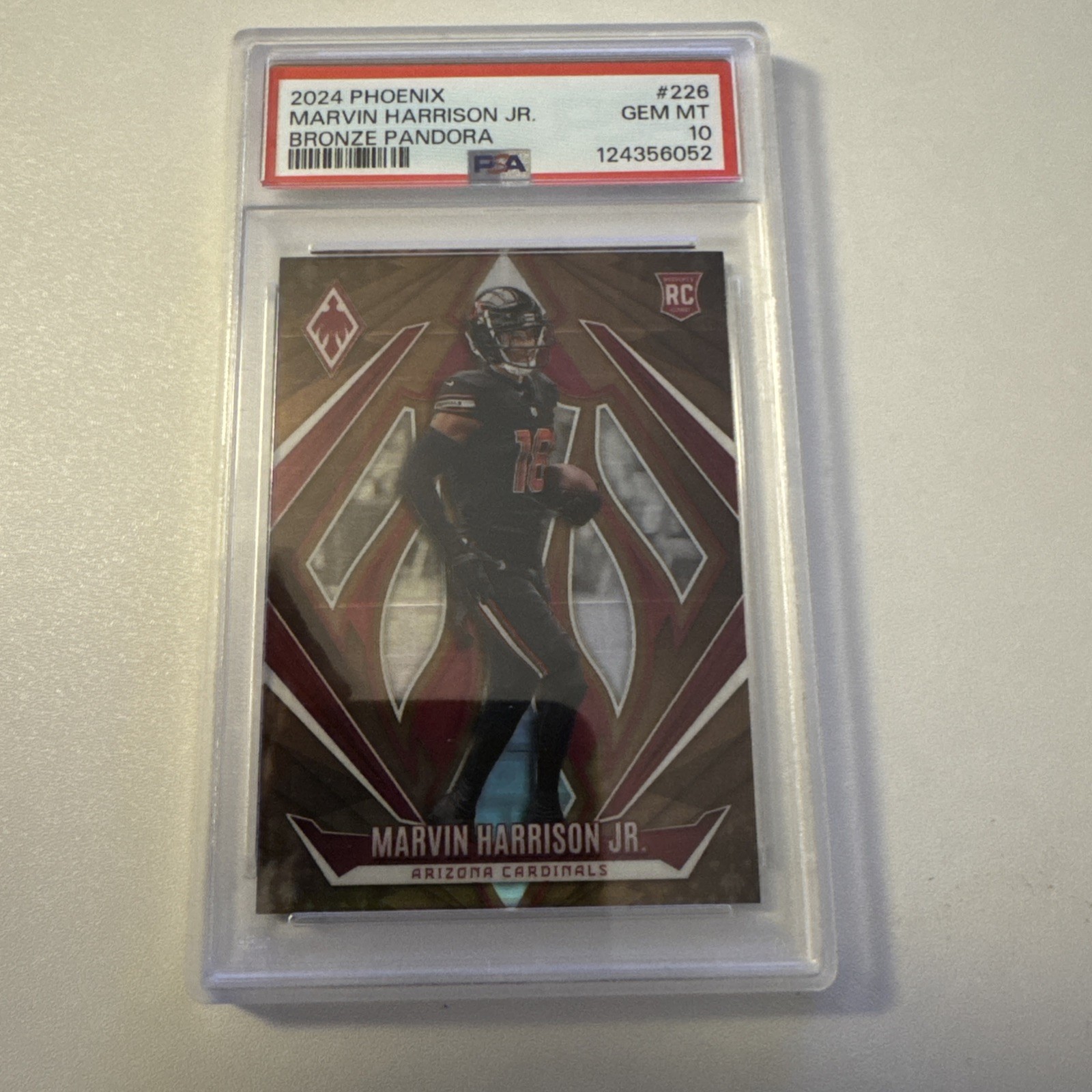 2024 Panini Phoenix - Rookies Marvin Harrison Jr. #226 Bronze Pandora /33 pop 1