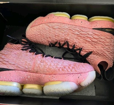 7Y Nike LeBron XV 15 LMTD Unisex Hollywood Rust Pink Basketball 943762-600