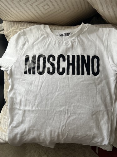 Moschino Kids Size 8 Boys. Excellent Condition. Black And White Shirt