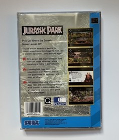 Jurassic Park Sega CD Complete In Box With Manual Tested Working Clean 