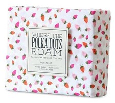 Bedsheets for Kids Size   4 Piece Soft  Cozy Stylish Bedding Full Strawberries