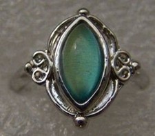 Vintage 1960-70s Fancy Mood Ring 217 Dainty Loop adjustable