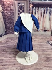 DANBURY MINT Princess Diana Royal Wardrobe Collection Blue Shirtwaist Dress