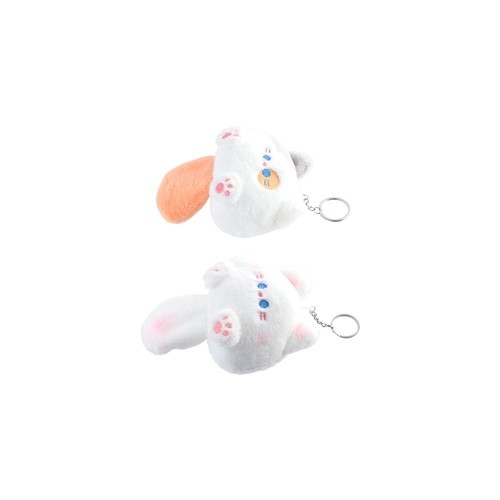 Squeaking Plush Cat Keychain Plush Cute Bag Pendant Female Girls - Picture 8 of 12