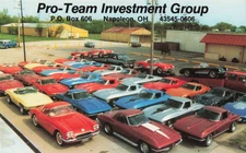 Pro-Team Investment Group - Corvettes - Napoleon Ohio OH - Postcard
