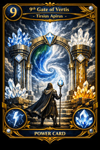 Hand Crafted Power Cards - Vertis - Aro