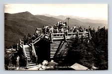RPPC Summit Observation Platform Cannon Mt Franconia Notch NH Postcard