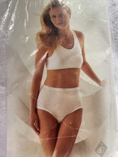 Jockey Classics Womens 100 Cotton Briefs Size 6 White New In Packaging Style 15