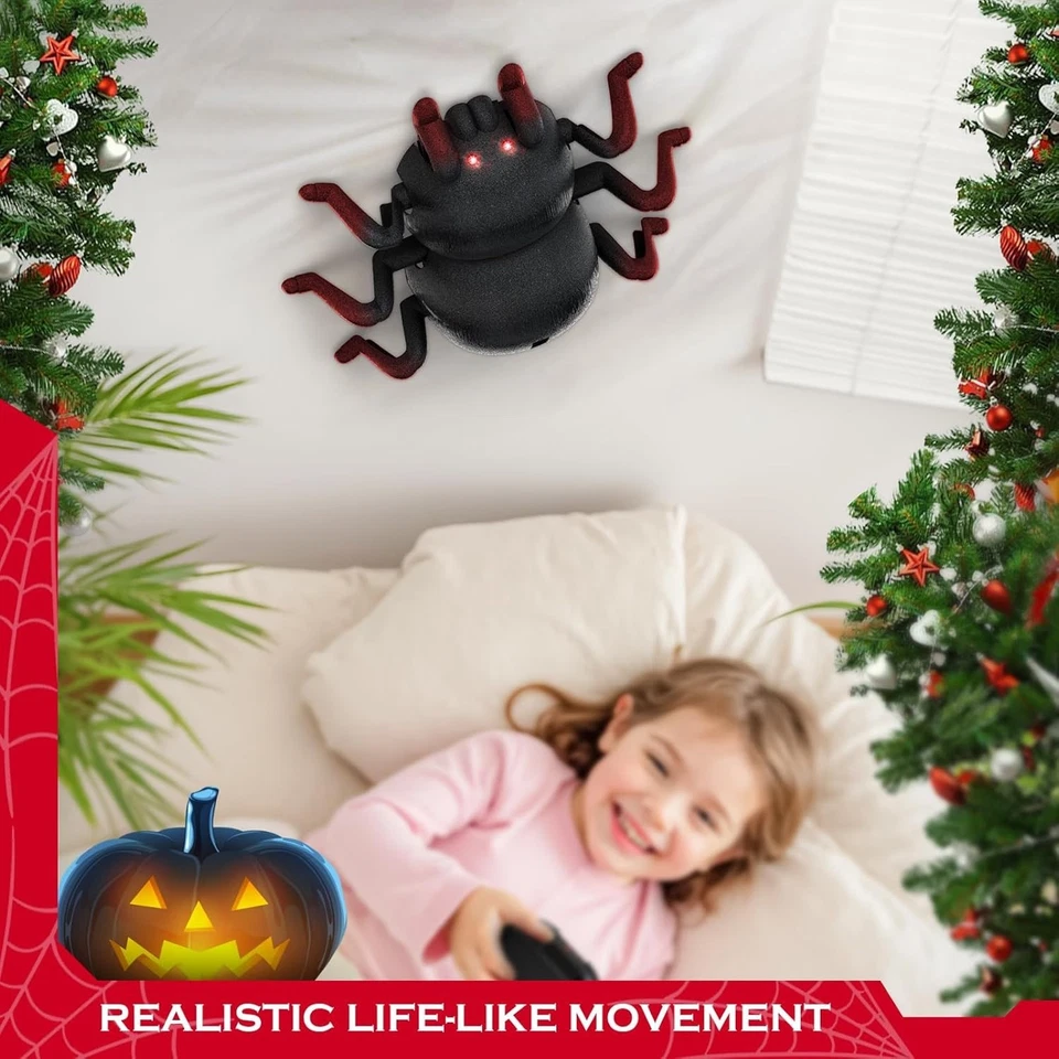 RC Wall Climbing Spider, Rechargeable Remote Control Toy,Christmas Gift for kid - Image 4 of 4