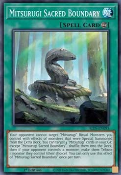 YuGiOh Mitsurugi Sacred Boundary ALIN-EN095 Common Englisch Neu 1st