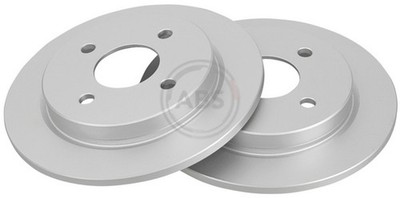 2x Bremsscheibe A.B.S. 16375 für FIESTA SCORPIO GBC GBG TVR FORD BNC GB4 FOCUS 2