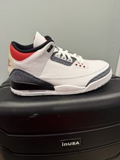 Air Jordan 3 Denim Fire Red 2020 Men's Size 10.5