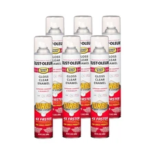 Rust Oleum Stops Rust Turbo Spray Paint 24 Ounce Pack Of 6 Gloss Finish