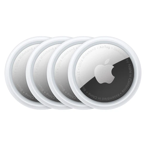 4 Pack Apple AirTag Location Tracker Silver White MX542AM/A - product listing photo
