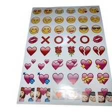 STICKER Emoji Stickers Sheet