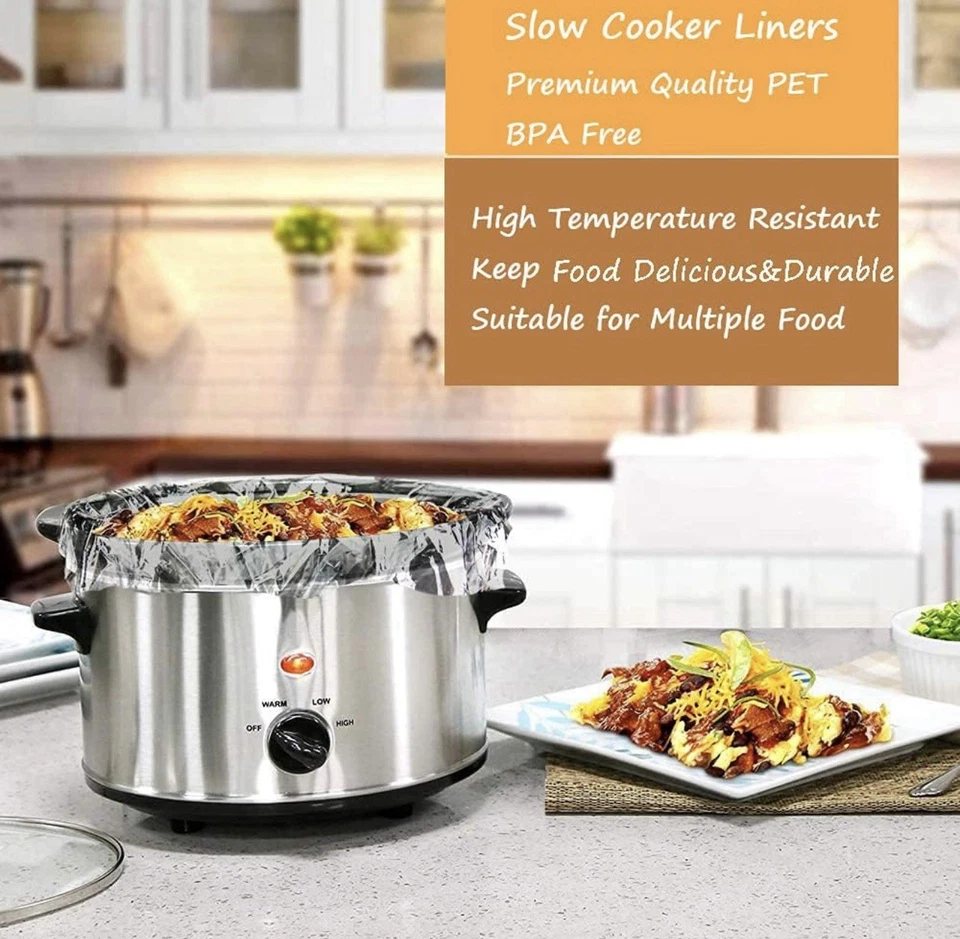 16 Bags Slow Cooker Liners Large Size 3Qt to 8Qt Disposable BPA Free - A0229 - Image 4 of 4