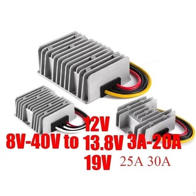 8V-40V to 12V 13.8V 19V DC-DC Voltage Stabilizer 3-30A Power Converter Regulator